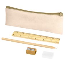 SET DISEGNO IN ASTUCCIO COTONE GREZZO