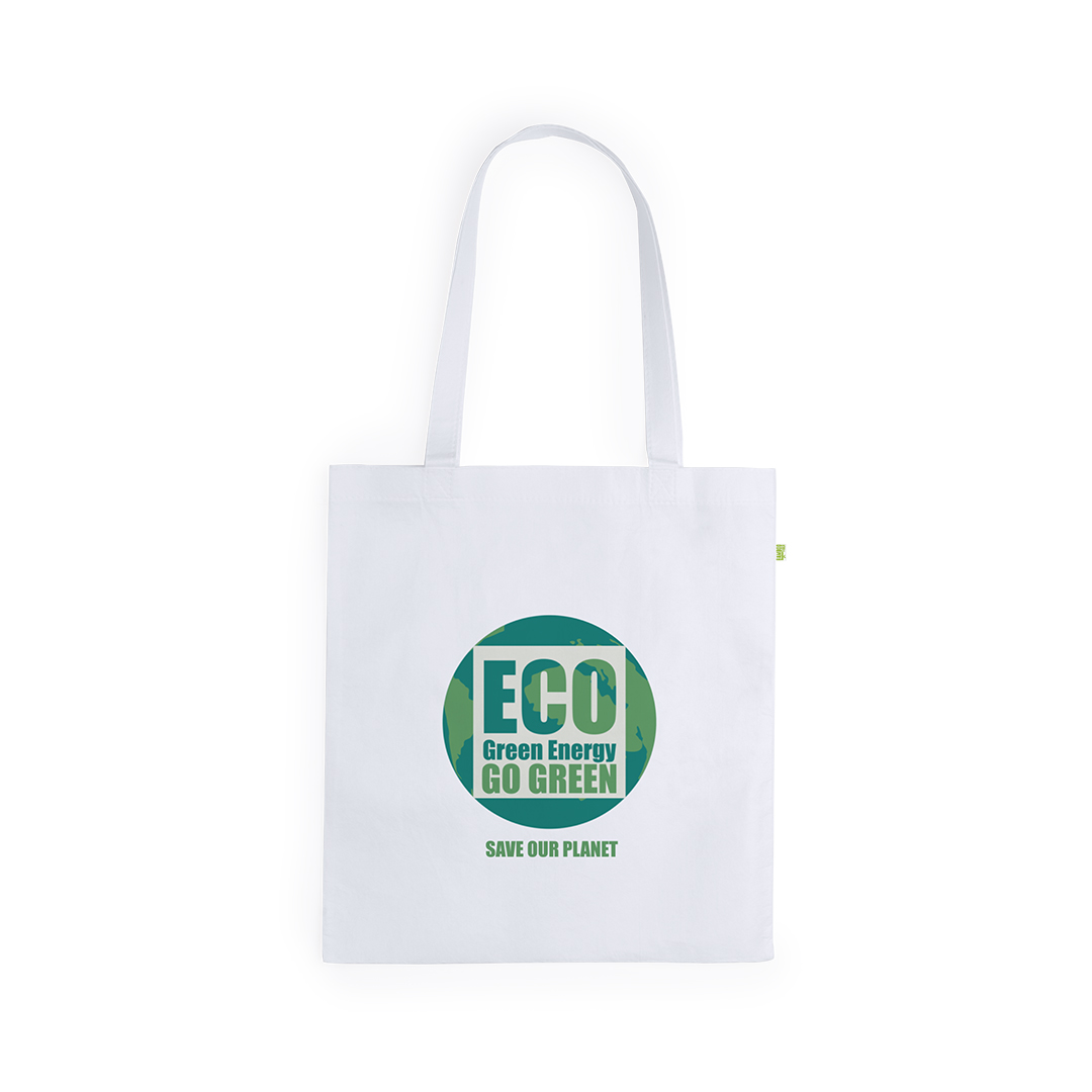 Shopper in fibra vegetale da bamboo biodegradabile - immagine 2