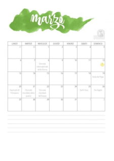 CALENDARIO DA MURO GREEN 2021 ECO DAYS