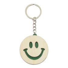 SMILE – Portachiavi In Legno Di Recupero