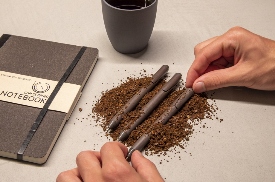 Penna con scarti di fondi di caffè - RI-MOKA© - immagine 7