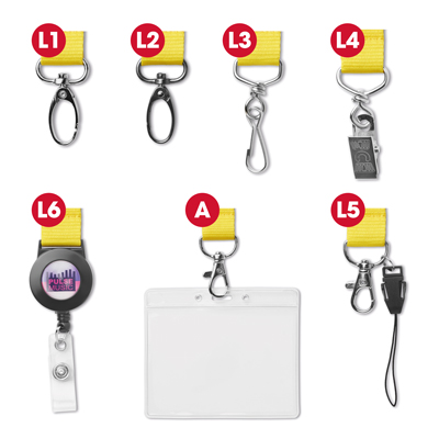 Lanyard in amido di mais biodegradabile - immagine 2