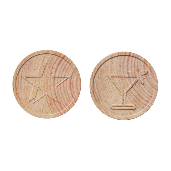 Gettone in legno di scarto biodegradabile - immagine 5