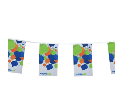 Filo di Festoni in Carta Full Color Ecosostenibile – Decorazioni Sostenibili per Eventi - immagine 4