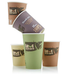 BICCHIERE BIODEGRADABILE – LOVE NATURE