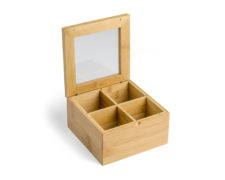 BOX PORTA TEA IN BAMBOO