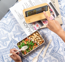 Lunch Box Maxi In Fibra Di Bamboo Food Grade