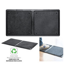 TAPPETO DISINFETTANTE A DUE SCOMPARTI CON MATERIALE RICICLATO