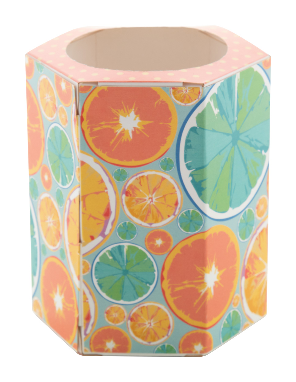 Portapenne in cartone riciclato personalizzato full color - immagine 4