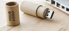 USB Cilindro In Cartone Da Recupero