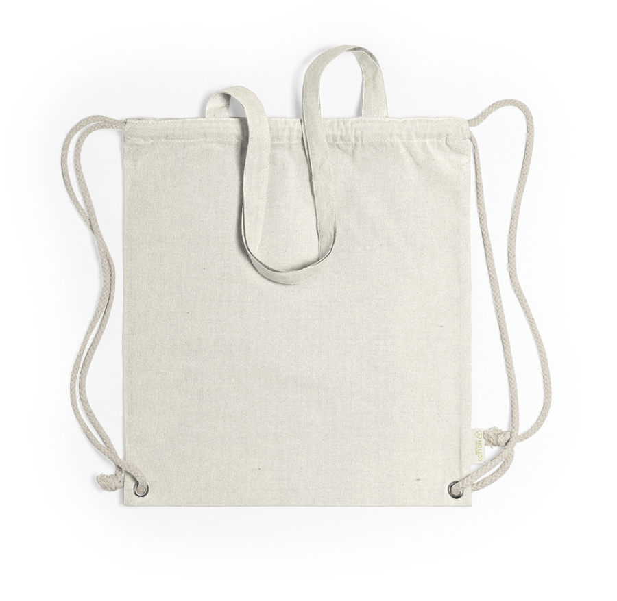 Zaino borsa VINTAGE in tessuto riciclato - immagine 5