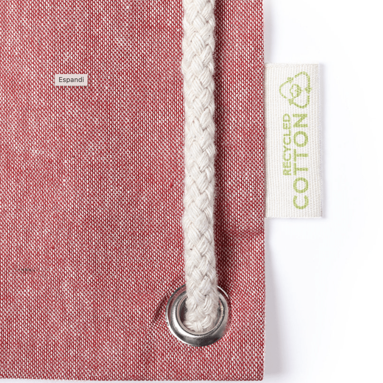 Zaino borsa VINTAGE in tessuto riciclato - immagine 3