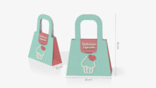 BORSA DONNA IN CARTONE RIUTILIZZABILE
