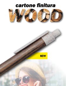 PENNA IN CARTONE FINITURA LEGNO