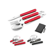 SET POSATE  IN ACCIAIO  PIEGHEVOLI – RIUTILIZZABILI