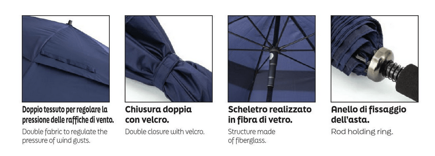 Maxi ombrello XXL fino a 4 persone - immagine 8
