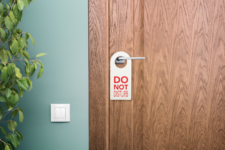 Cartellino Non Disturbare Ecosostenibile