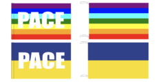 Bandiera Della Pace In Poliestere Riciclato