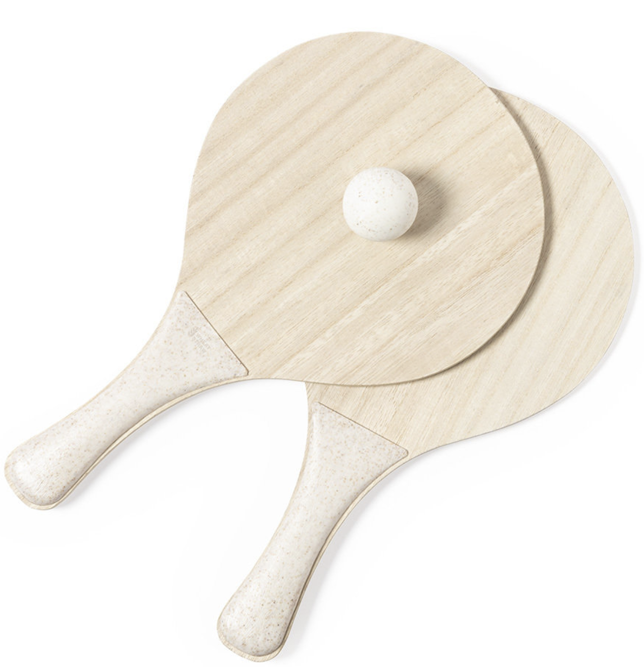 Racchette da Spiaggia in Legno Naturale Biodegradabili ed Eco-Sostenibili - immagine 4