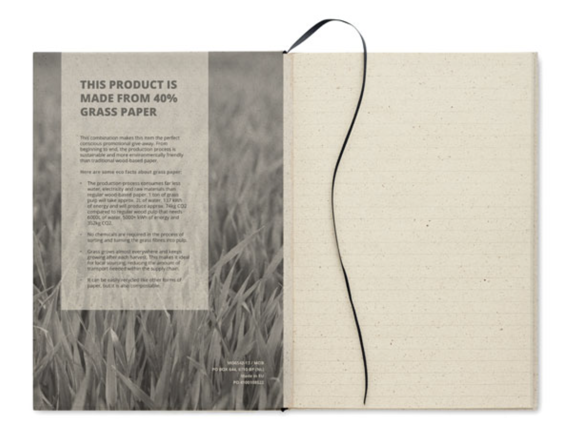 Notebook A5 in carta erba - immagine 3