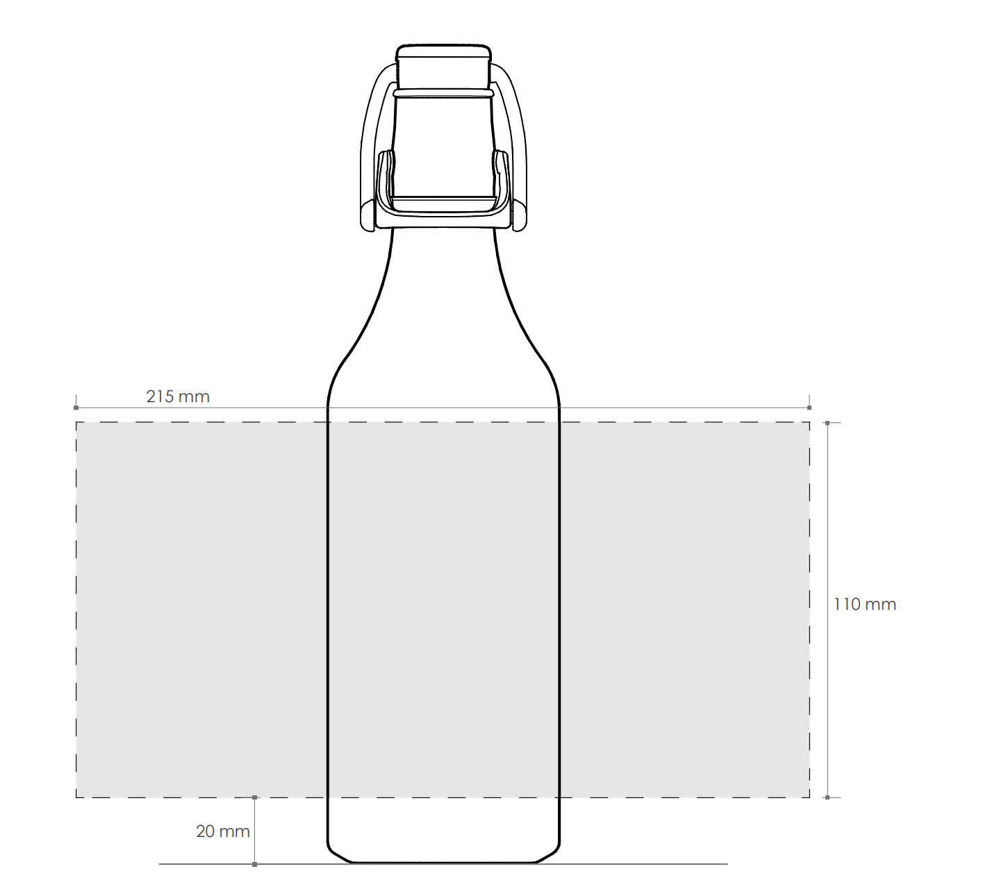 Borraccia 550 ml. Made in Italy - immagine 9