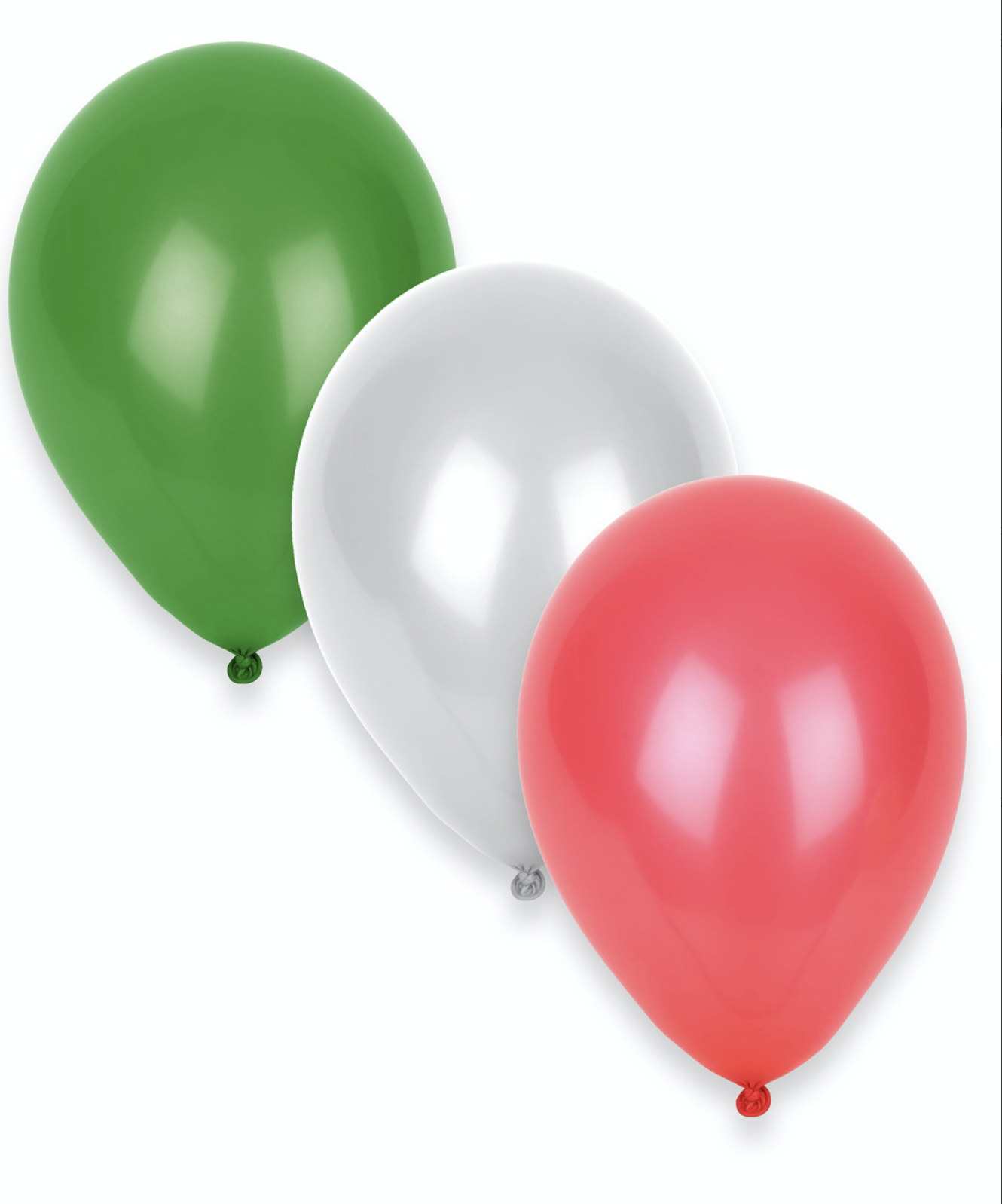 Tricolore palloncini biodegradabile mande in Italy