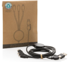 CAVO RICARICA 6 IN 1 IN ABS RICICLATO