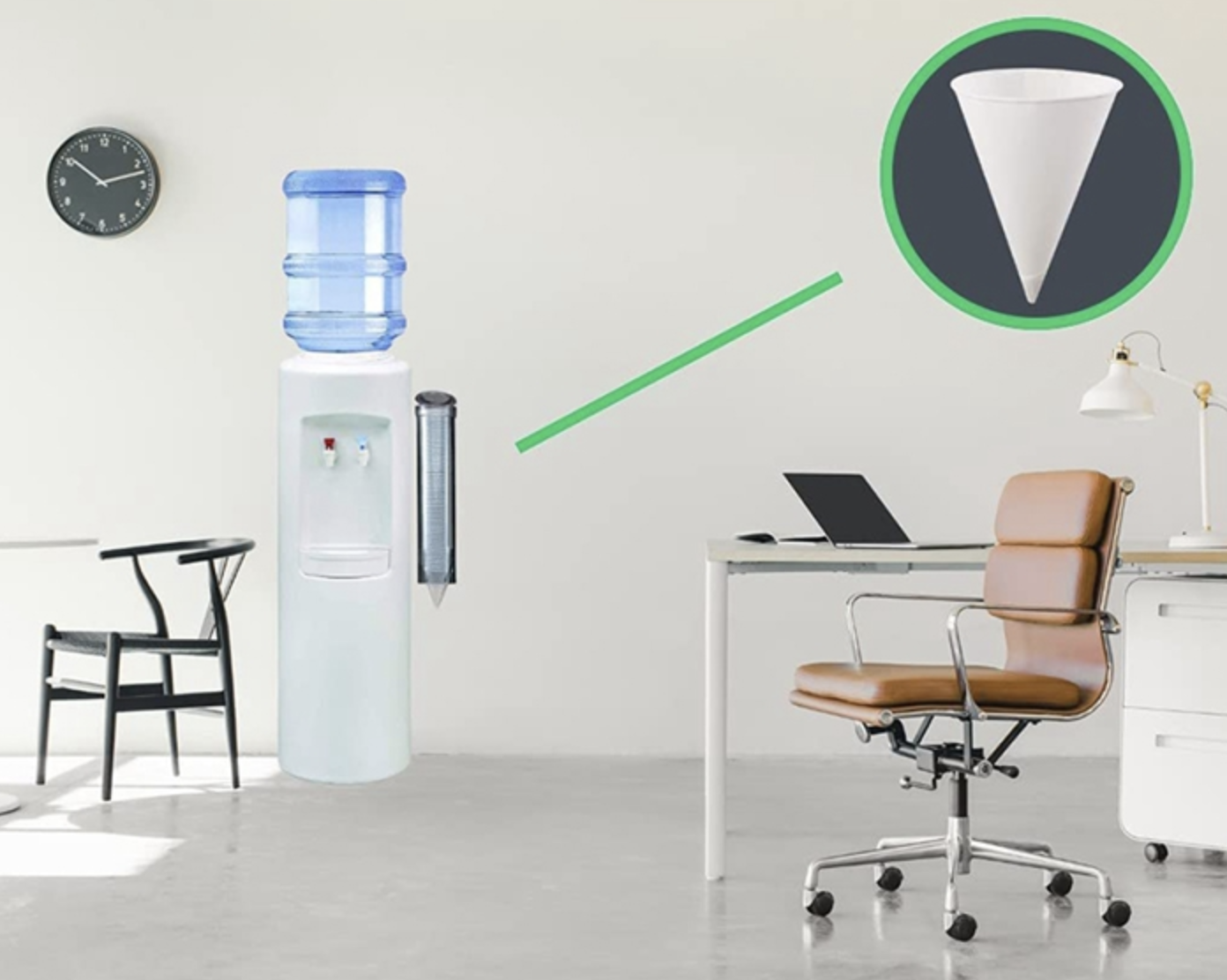Bicchieri Cono in Carta da Canna da Zucchero Eco Sostenibili per Acqua – Biodegradabili e Compostabili - immagine 3