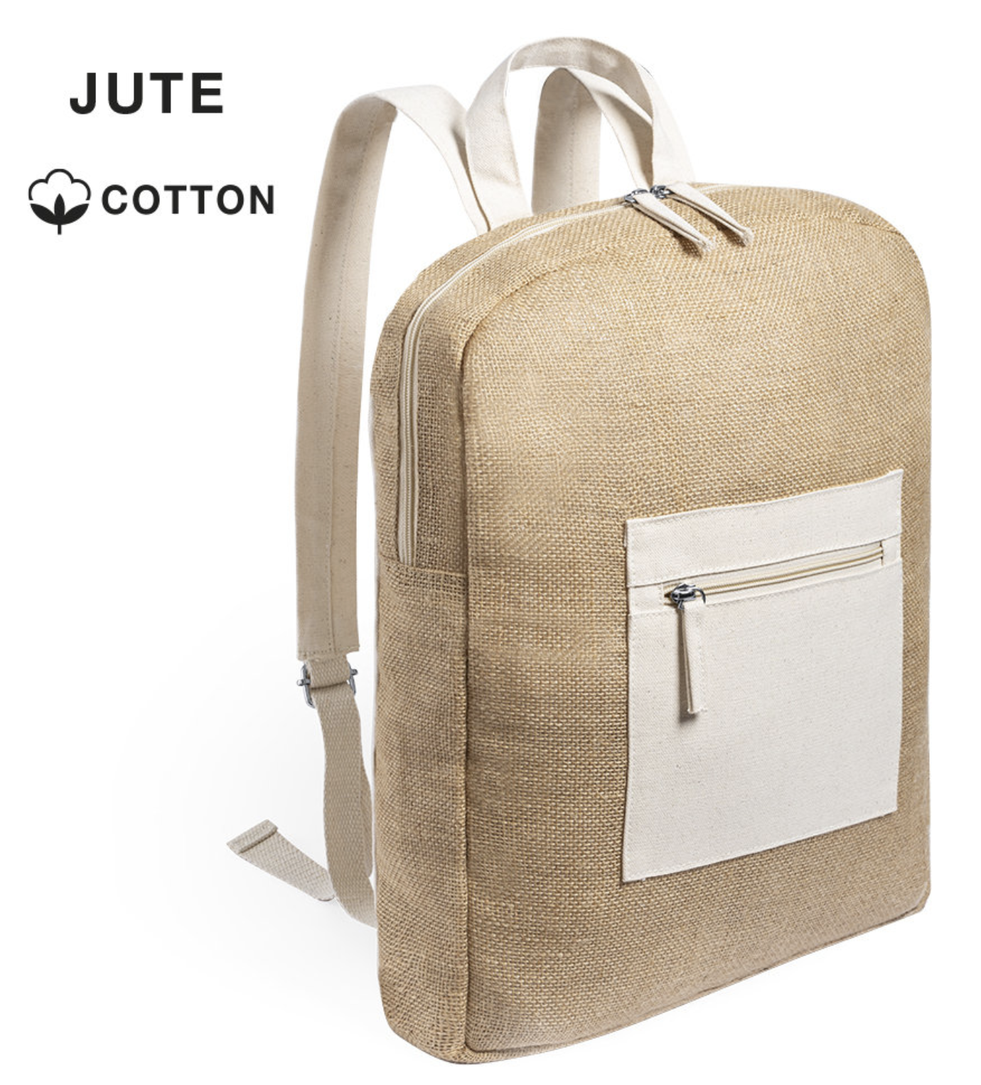 Eco zaino in juta e cotone
