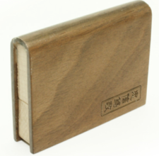 ECO USB – Libro In Legno Di Recupero