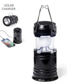 Lampada Multifunzionale A Energia Solare Con Batteria Ausiliaria