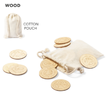ECO Memory Con 24 Monete In Legno