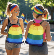 RAINBOW – Zaino/sacca In Rpet