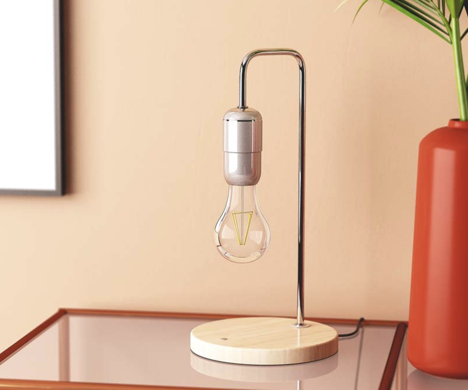 Lampada levitante che si basa sul magnetismo - immagine 4