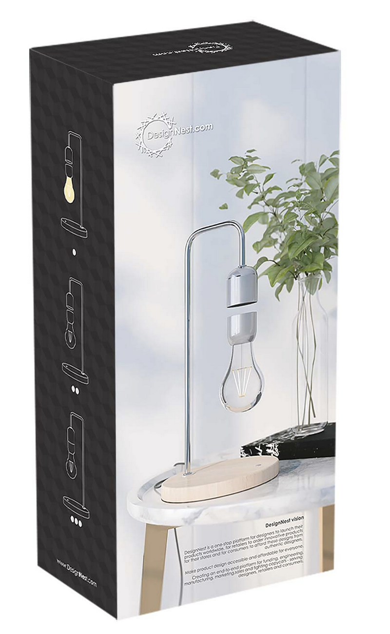 Lampada levitante che si basa sul magnetismo - immagine 2