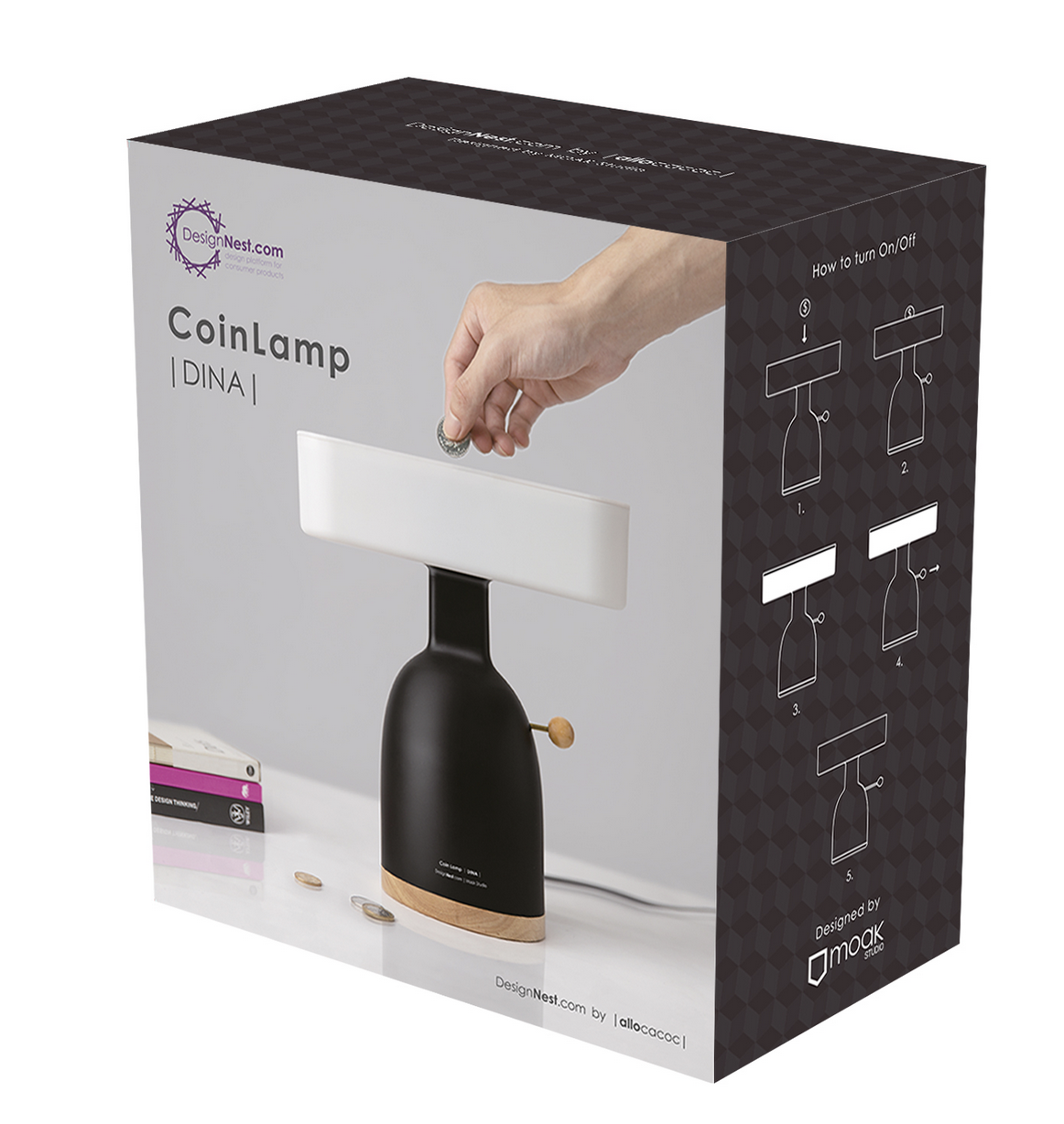 CoinLamp salvadanaio per accenderla devi mettere una moneta - immagine 5