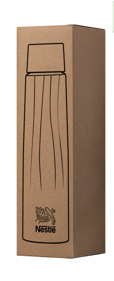 Borraccia in vetro riciclato e tappo in bamboo - immagine 4
