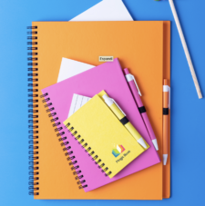 Block Notes Con Spirale Personalizzati Arcobaleno