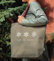 Borsa Extra-large In Cotone Riciclato
