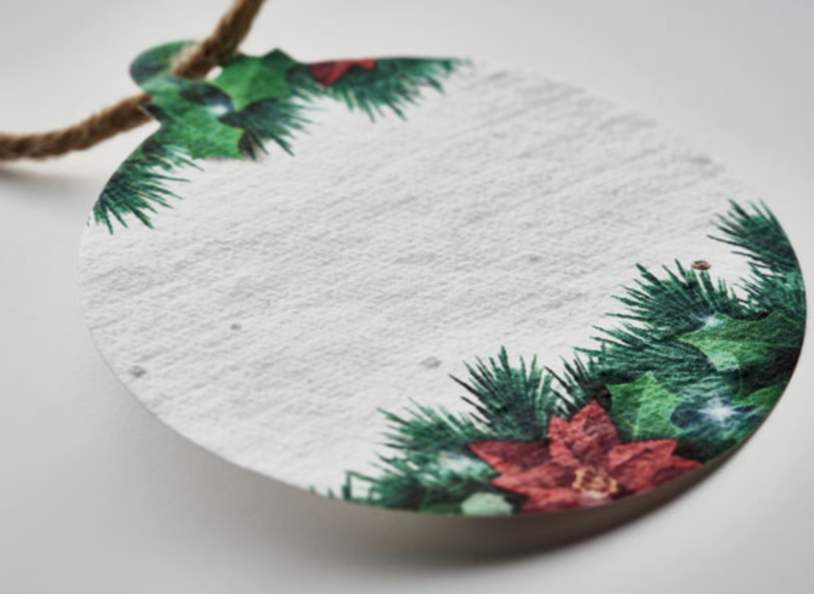 Decorazioni di Natele in carta semi millefiori