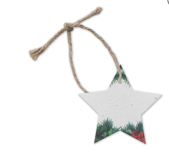 Decorazioni di Natele in carta semi millefiori - immagine 4