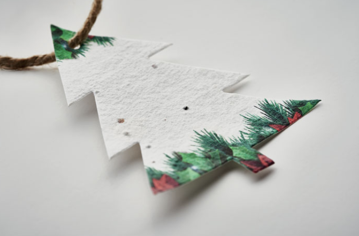 Decorazioni di Natele in carta semi millefiori - immagine 5