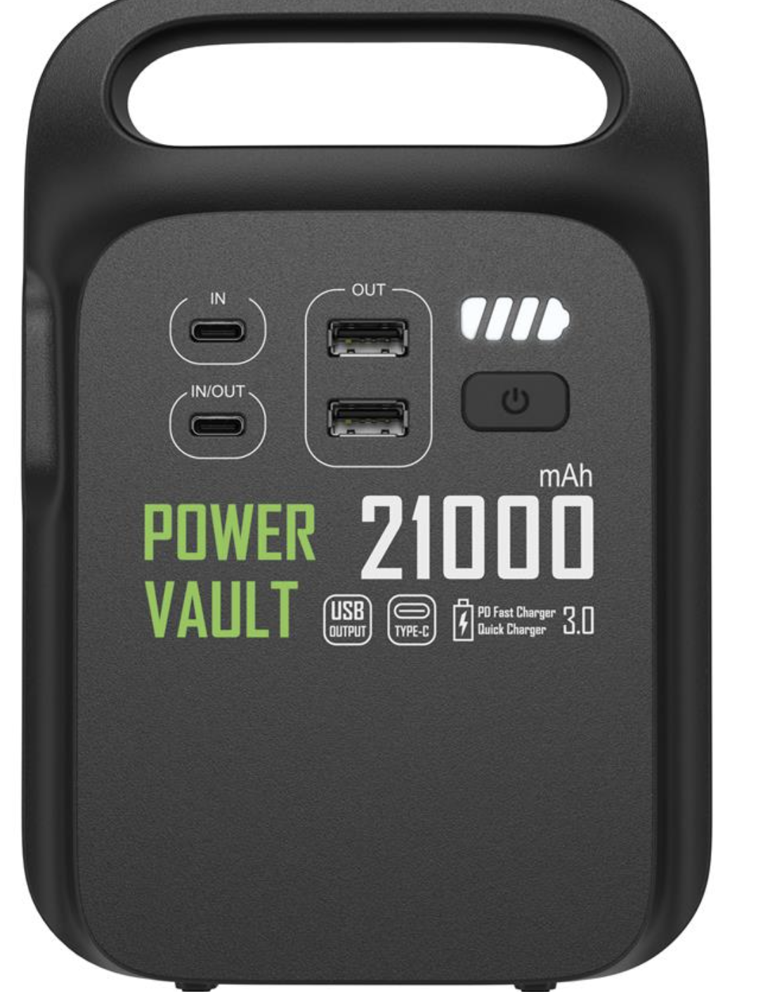 Stazione di ricarica da 21.000 mAh IN ABS riciclato certificato RCS - immagine 3