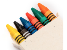 Astuccio In Carta Semi Con Pastelli In Cera Vegetale