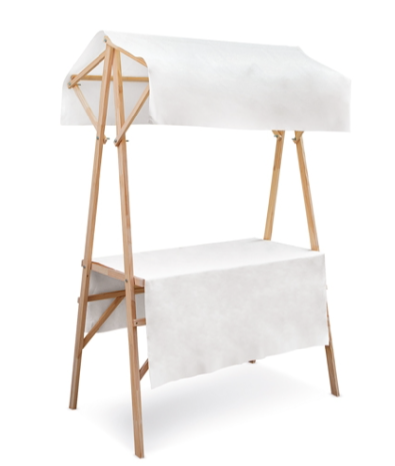 Stand Pieghevole in Legno Ecosostenibile Personalizzabile per Eventi e Fiere - immagine 6