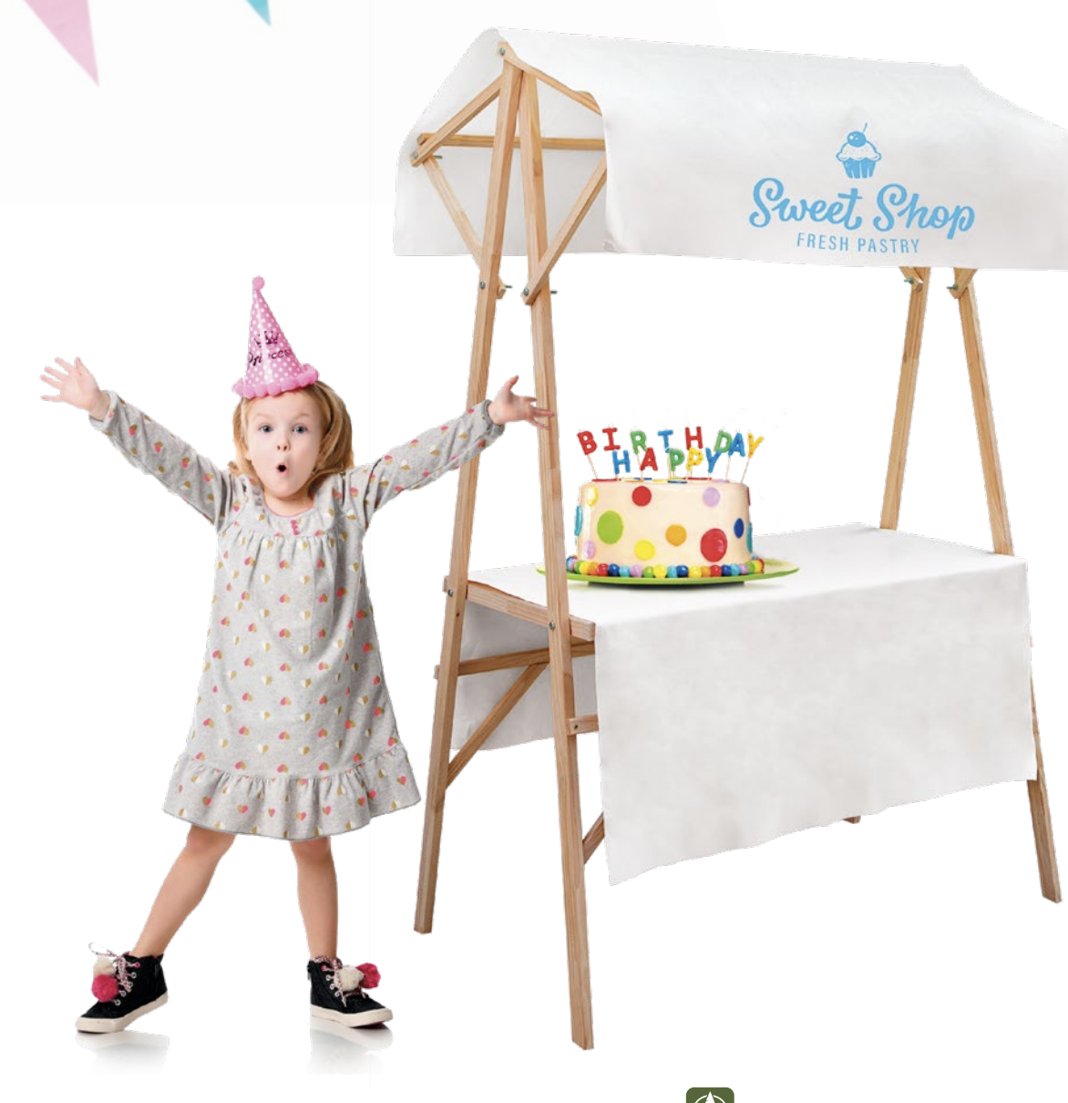Stand Pieghevole in Legno Ecosostenibile Personalizzabile per Eventi e Fiere - immagine 3