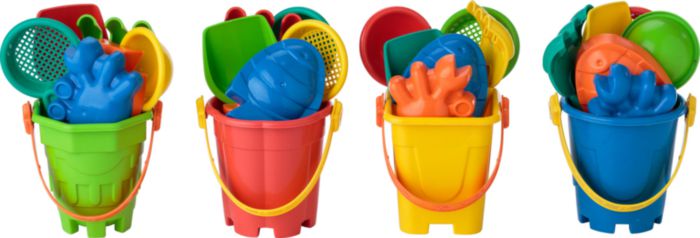 Set giochi da spiaggia in PP riciclato - immagine 2