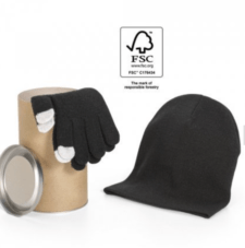 KIT WINTER Sciarpa + Guanti RPET In Barattolo