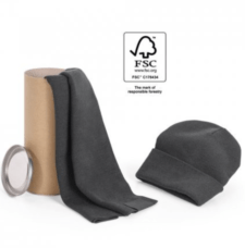KIT COMFORT Sciarpa + Cuffia RPET In Barattolo