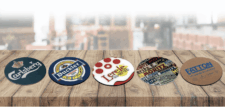 Sottobicchiere In Cartone Riciclato Fibra Eco-Sostenibile Personalizzato Full Color 95 Mm